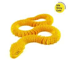 1件 2026热销3D打印可动蛇形模型，关节可活动，完美礼物，节日礼物，生日礼物，趣味礼物，情人节礼物 - 彩色 - 查看 10