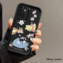 Miniso Disney Winnie The Pooh Cherry Blossom Phone Case Suitable For Samsung Galaxy S25 Ultra/S25 Plus/S25/Galaxy S24 Ultra/S24 Plus/S24/S24 FE/S23 Ultra/S23 FE/S22Ultra/S22 Plus/S22/S21 Ultra/S21 Plus/S21/S21 FE/A13/A14/A15/A16/A17/A33/A34/A35/A36/A52/A53/A54/Galaxy Note20Ultra/Galaxy Note20 Galaxy S25 Case Galaxy S25 Case Galaxy S25 Ultra Case Plus Stocking Stuffers The Girlfriend - 酒紅色 - 查看 3