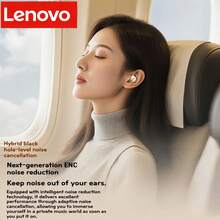 联想EA289蓝牙耳机，ENC降噪，超长续航，耐用防水，TWS真无线耳机，入耳式设计，类似AirPods，适合跑步、运动、睡眠等各种场合，佩戴舒适无耳痛，原装联想蓝牙耳机 - 櫻花白 - 查看 12