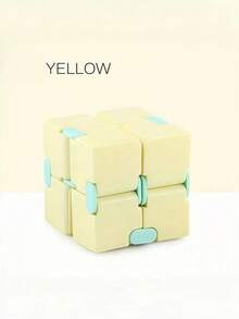 1pc Macaron Color Infinity Cube Toy, Made Of ABS Resin, Helps Relieve Anxiety, Random Color Shipped - Multicolor - View 9