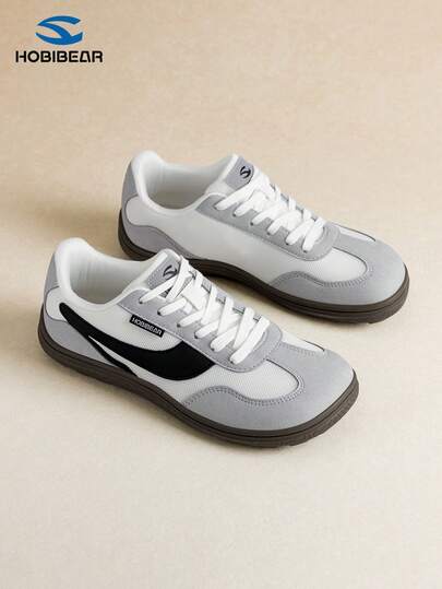 HOBIBEAR New Men's Sports Shoes, Fashionable Unisex Casual Sneakers, Comfortable Flat Lace-Up Tennis Shoes, Flat Shoes, Men's Shoes, Women's Shoes