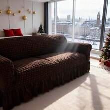 1/2/3/4 Pcs Sofa Covers For Couches Couch Cover Forros Para Sofá White 1/2/3/4 Seater Universal Elastic Stretch Sofa Cover Anti-Dirty Wrinkle-Resistant Soft Couch Slipcover Pet Friendly Washable Furniture Protector For Living Room Bedroom Home Hotel Office - Buff Yellow - View 5