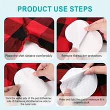 50pcs/Pack Disposable Underarm Sweat Pads, Invisible & Long-Lasting, Fresh & Comfortable, Especially Suitable For Oily Skin - White - View 6