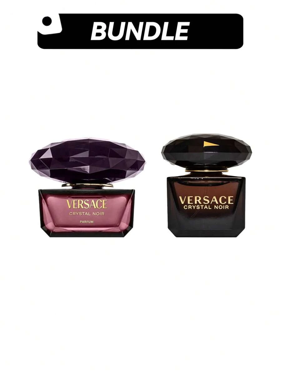 Versace [Eau De Parfum Spray And Eau De Toilette Spray Bundle]Crystal Noir Eau De Parfum Spray For Women + Crystal Noir Eau De Toilette Spray For Women0.17oz/5ml+0.17oz/5ml - EDP - Xem 1