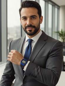 Casio Men's Retro Metal Blue Digital Watch, Classic Square Case With Black Resin Strap, Sports Alarm Chronograph Function F-91WM-2A - Blue - View 6