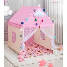 Castillo Carpa Tienda Casita Juegos Casa De Campaña Princesa - Negro - Ver 1