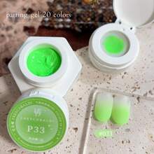 FRESCOBALDI Esmalte de uñas en gel semi-sólido de 20 colores, altamente saturado y aplicable con brocha, apto para uso en salón y DIY en todas las estaciones. - Multicolor - Ver 13
