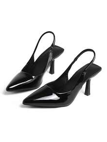 2026 New Lacquered Leather Dance Party Fashion Pumps For Teenage Girls - Black - View 4