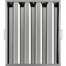 Pack Of 6 Hood Filters 19.5W X 24.5H Inch, 430 Stainless Steel 4 Grooves Commercial Hood Filters, Range Hood Filter For Grease Rated Commercial Kitchen Exhaust Hoods - 銀色 - 查看 8