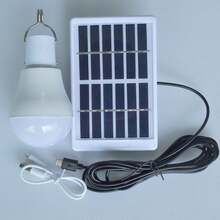 Foco Solar Lampara Larga Duracion Exteriores - Blanco - Ver 1