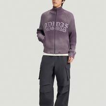 Adidas Originals Loose Fit Zip Long Sleeve Knit Sweater Sweater Men - Multicolor - View 4