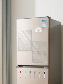 1 Set Magnetic Acrylic Dry Erase Board, Magnetic Adsorption Calendar, Monthly/Weekly Planner, Memo Board, 3D Magnetic Acrylic Fridge Sticker, Handwritten Board - I - View 2