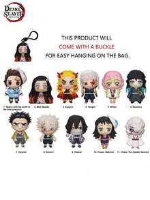 Officially Licensed Blind Box 3D Figurine Bag Clip Charms Anime Figure Keychain Anime Collector Kering Backpack Decor 1Pc Aniplex - Multicolor 2 - View 9