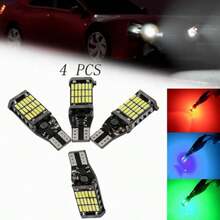 4 Foco De Pellizco Led T15 Canbus Para Reversa - A - Ver 2