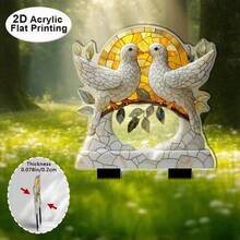 1pc 2D Acrylic Garden Decor Ground Stake | Phoenix Design Garden Stake, Outdoor And Yard Decoration, Ideal For Fantasy Enthusiasts And Holiday Occasions - A - View 6