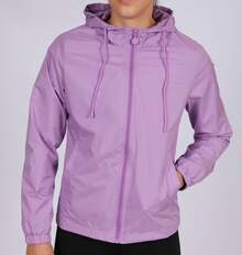 Women's 100% Lined And Waterproof Windbreaker Running/Gym Jacket - Màu đỏ tím - Xem 7