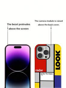 Fashion Phone Case - Suitable Compatible With Apple 11, 15 Series, 14, 13, 16PM, 17 Series, Heart Pattern Phone Case | Layout Phone Case Aesthetic | Street Style Phone Case | Shock-Proof Protection | Gift For Girls - Multicolor - View 4