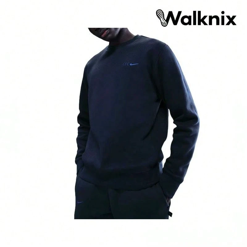 Nike Club Chelsea Football Club Simple Soft Crewneck Long Sleeve Sweatshirt Sweatshirt Men - Nhiều màu - Xem 1