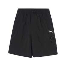 Puma Men's Drawstring Straight Leg Woven Shorts, Running Sports Pants 68380501, Spring/Summer - Black - View 1