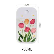 1pc New Minimalist Spring Essential Fresh Tulip Flower Star Transparent Perfume Refillable Nano Mist Bottle, Lightweight Space-Saving Travel Decant Bottle, Hydrating Bottle, Fragrance Bottle, Convenient Portable, Minimalist Versatile High-End Niche - Clear - View 6