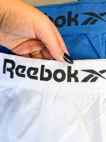 Set Of 3 Men's Boxer Briefs, Original Reebok Microfiber Polyester, Seamless, Maximum Comfort, Adult Lingerie, On - 彩色 - 查看 5