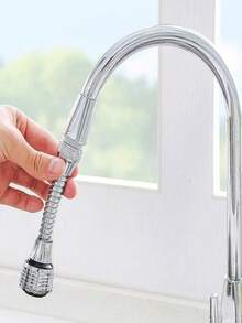 1pc 360° Rotatable & Extendable Faucet Extender With 2 Modes - Longer Reach, Rotation, Splash-Proof Sprayer, Upgraded Kitchen Water-Saving! - Multicolor - View 3