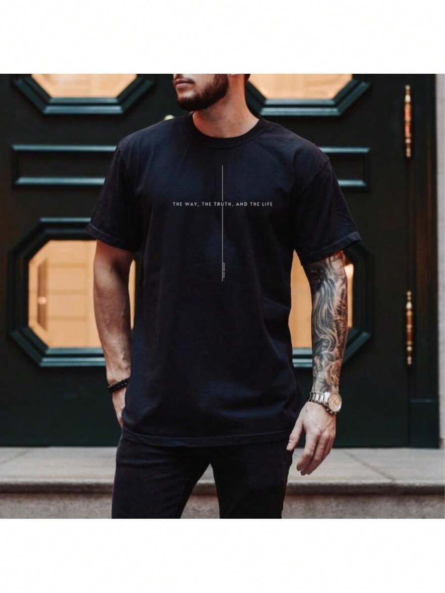 Men T-Shirts - Black - View 1