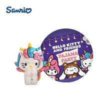 SANRIO 1PC Officially Licensed Mystery Blind Capsule Friends Pajama Series, Kawaii Desktop Decor Collectible Figure, Aesthetic Gift For Fans - Purple - View 5