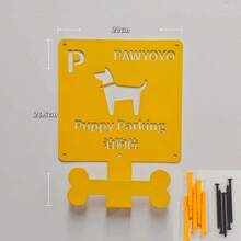 Pulverlackerad galvaniserad stål kreativ hundkoppelkrok, utomhuskoppelhållare för husdjur, hundvilostation - Multifärgad - Visa 12