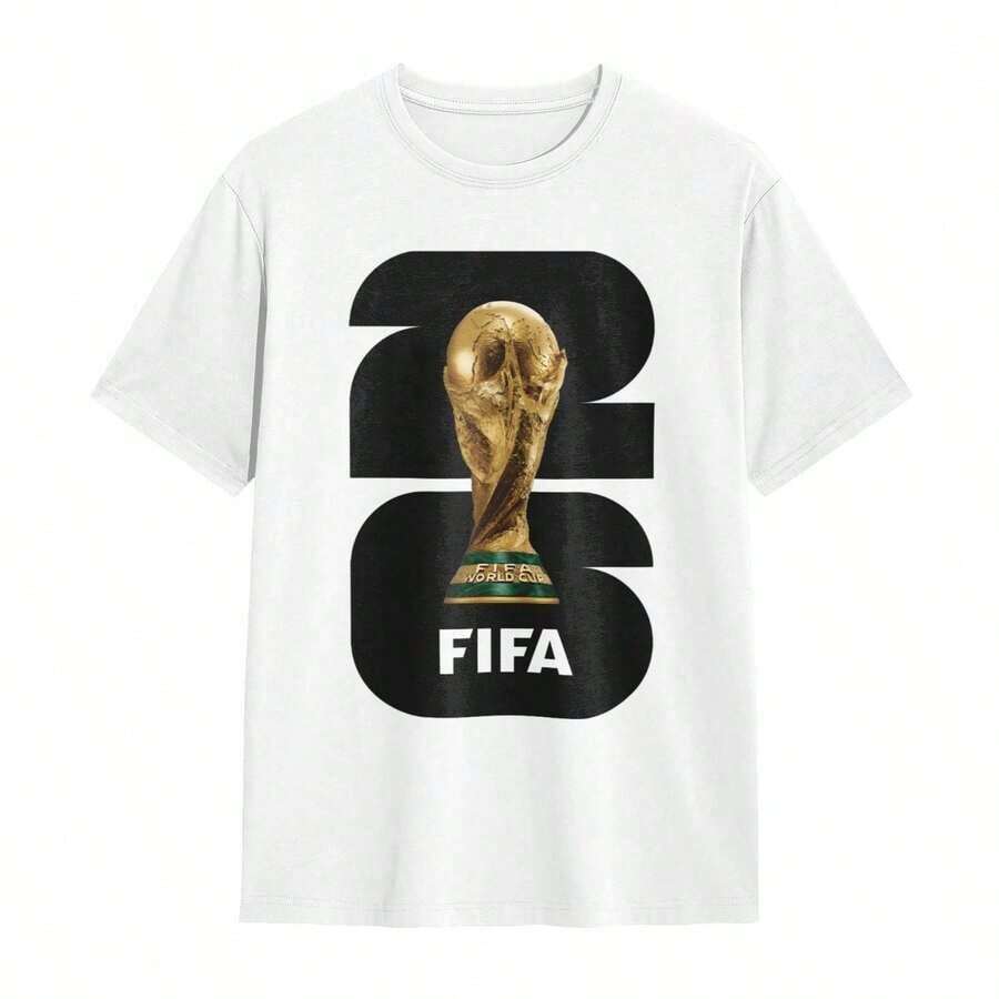 2026 FIFAs World Cup Number 26 T-Shir T-Shir - White - View 1