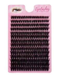 Fluffy Lash Clusters 60DIndividual Eyelash Thick Cluster Eyelash Extensions D Curl Lashes Clusters 280Pcs Individual Lashes 8-16MM Wispy Cluster Lashes Lash Clusters, Eyelash Clusters, Individual Eyelashes, Lashes, Fake Lashes - D - View 5