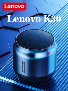 Loa Bluetooth không dây di động Lenovo K30 chống nước, tích hợp cổng USB, loa ngoài trời, âm thanh vòm, âm trầm mạnh mẽ, có micro. Bao bì Trung Quốc. - màu đen - Xem 1