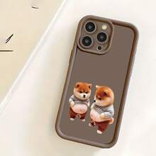 スマホケース - なドゥドゥ柴犬ハンドルのスマホケースは耐久性があり、 11から16 Pro MAXまで対応しています。 軽量で持続するち運びが簡単単で、分解するも簡単です。 これは、家族や友人への晴れらしい贈呈り物になります。 - 冷たいコーヒー色 - チェックする 2