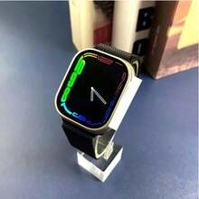 Reloj inteligente s9ultra 3 Correa Bluetooth llamada frecuencia cardíaca carga inalámbrica smartwatch - Negro - Ver 2