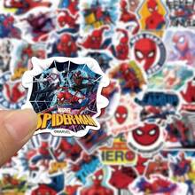 Bộ 50 miếng dán hình hoạt hình Người Nhện Marvel chống nước dùng trang trí vali, sổ tay, ốp điện thoại, bình nước, quà tặng năm mới, quà tặng ngày Valentine, quà tặng lễ Phục Sinh (Kiểu ngẫu nhiên) - Nhiều màu - Xem 5