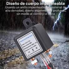 Car Battery Disconnect Switch Power Cut Off Kill Switch With Remote Control Copper Terminal For Most Cars, Small Trucks, Agricultural Vehicles 12V 200A -160ft/48.78m Control Distance - Black - View 5