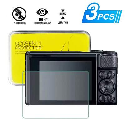 3 قطع في العبوة، مناسبة لكاميرات SX730/SX740/R6/R6 II/R7/R6 Mark II، طبقة حماية للشاشة بصلابة 9H، مقاومة للخدش، مضادة للبصمات، خيار مثالي لهواة الكاميرات الرقمية.
