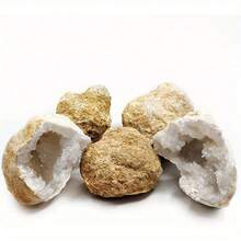 1PC/3PCS/5PCS Natural Quartz Geode, Break Your Own Geodes Kit, Unopened Crystal Gemstone For Collection Science Education Home Deco - Multicolor - View 6
