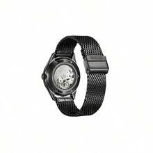 CITIZEN Präzisions-Business-Retro-Zifferblatt-Datumsanzeige Mechanisches Uhrwerk Edelstahlarmband Herren Uhr, Schwarzes Zifferblatt NH8396-82EB - Schwarz - Übersicht 2