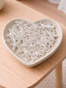 Bead Spacers 100/200 Pcs Shell, Star, Teardrop, Flower And Other Shapes Pearly Jewelry Crafts - Star-shaped Bead - Approx. 14mm - View 1