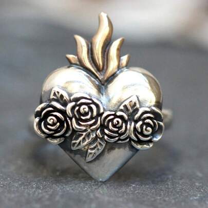 1 pieza Anillo de mujer vintage estilo bohemio - Regalo perfecto para cumpleaños, fiesta, Día de la Madre, San Valentín, Día de la Independencia, joyería para ocasiones especiales, joyería de fiesta, joyería bohemia, joyería hecha a mano