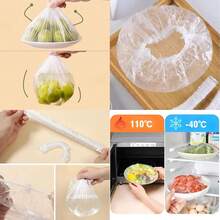 100/300/500pcs Elastic Food Covers With Preservation Bags, Reusable Elastic Food Bowl Lids, Dish Covers, Alternative To Aluminum Foil And Plastic Packaging, Minimalist And Convenient Thin Bowl Lids With Visible Preservation Film - View 9