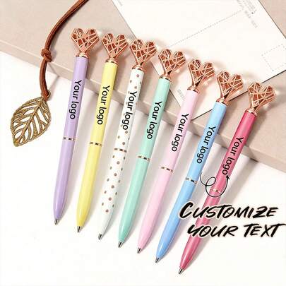 10/100 Pcs Customized Ballpoint Pen Set - Personalized Gift Pack, Suitable For Writing, Drawing And Office Use, School Supplies, Ideal For School, Teachers, Office, Boys And Girls