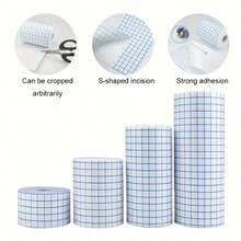 5cm*5m Vendaje elástico adhesivo de tela no tejida transpirable, para envolver y proteger, fácil de rasgar y cortar, ligero y flexible - Blanco - Ver 3