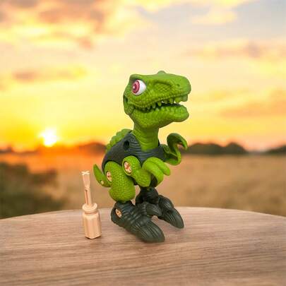 1 pieza 20*13cm Montar juguetes y varios tipos de dinosaurios para entrenar la capacidad práctica de los niños.