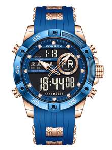 LIGE Business And Casual Men's Watch Waterproof Luminous Accurate Timer, Multi-Color Date Display Quartz Watch - Black - View 13
