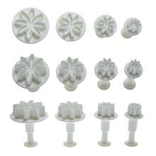 Set de 4 piezas Mini Cortador de Arcilla en Forma de Flor Margarita para Herramientas de Manualidades de Arcilla Polimérica para Diseñador DIY - Blanco - Ver 8