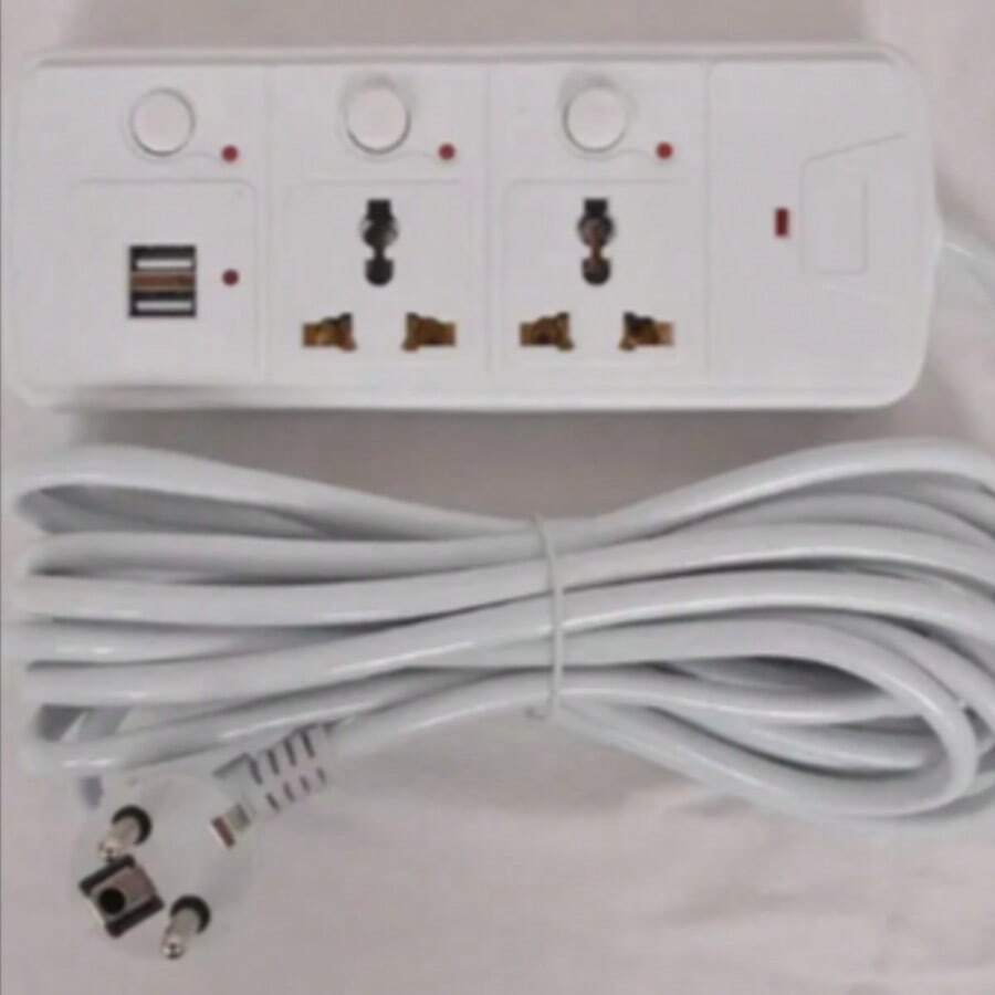 PS038 Multicontacto con 2 Puertos USB y Salidas Eléctricas - Ver 1