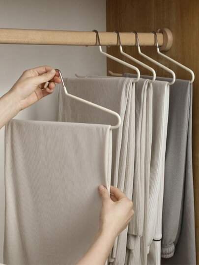 Bộ 10/5/1 móc treo quần tiết kiệm không gian, móc treo quần bằng kim loại hở hai đầu, móc treo quần jean chống trượt cho nam và nữ, dụng cụ sắp xếp quần áo trong tủ, quần legging, quần tây, cà vạt, quà tặng tốt nhất, thích hợp cho gia đình, khách sạn, trường đại học, mùa tựu trường.