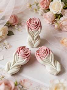 3D Rose Bouquet Candle Silicone Mold | DIY Romantic Gift, Wedding Favor Making Tool - A - View 5